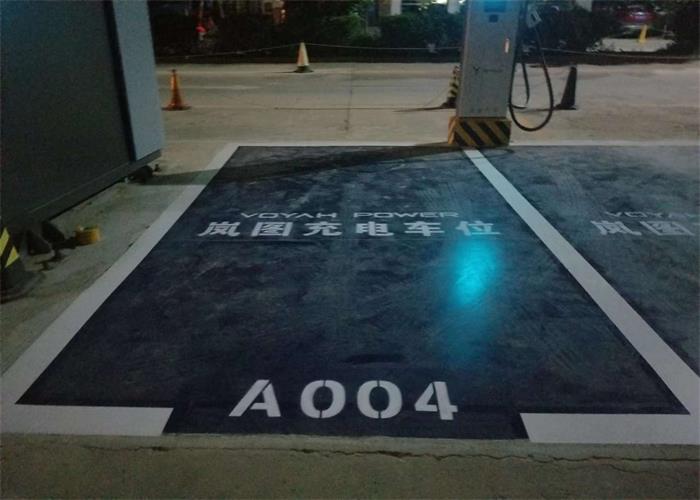 石家莊4s店停車(chē)位環(huán)氧施工收尾中！